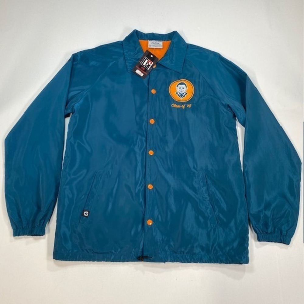 Michael Myers Coach's Jacket Teal Mens‎ M Halloween Movie Class of '78